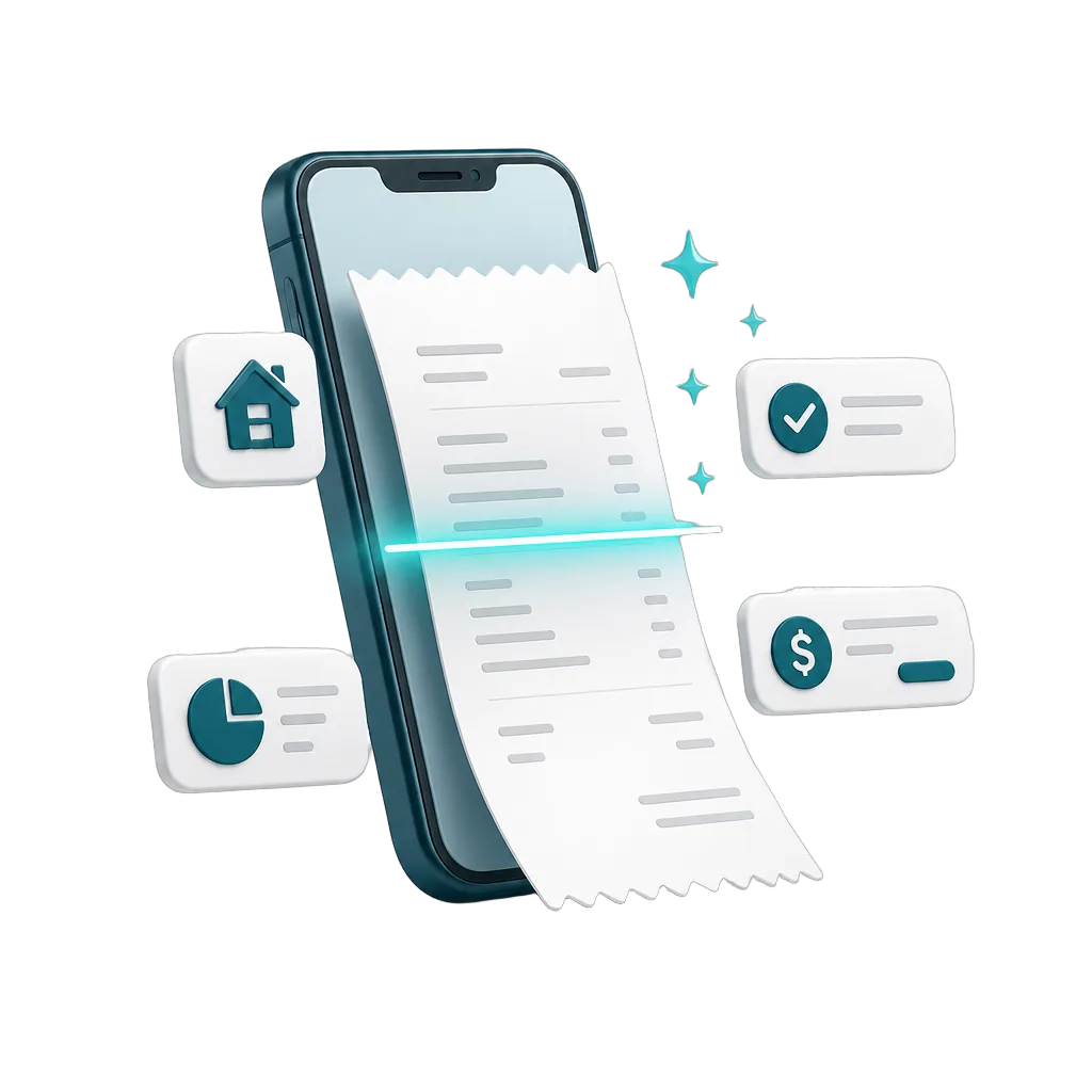 AI receipt scanner